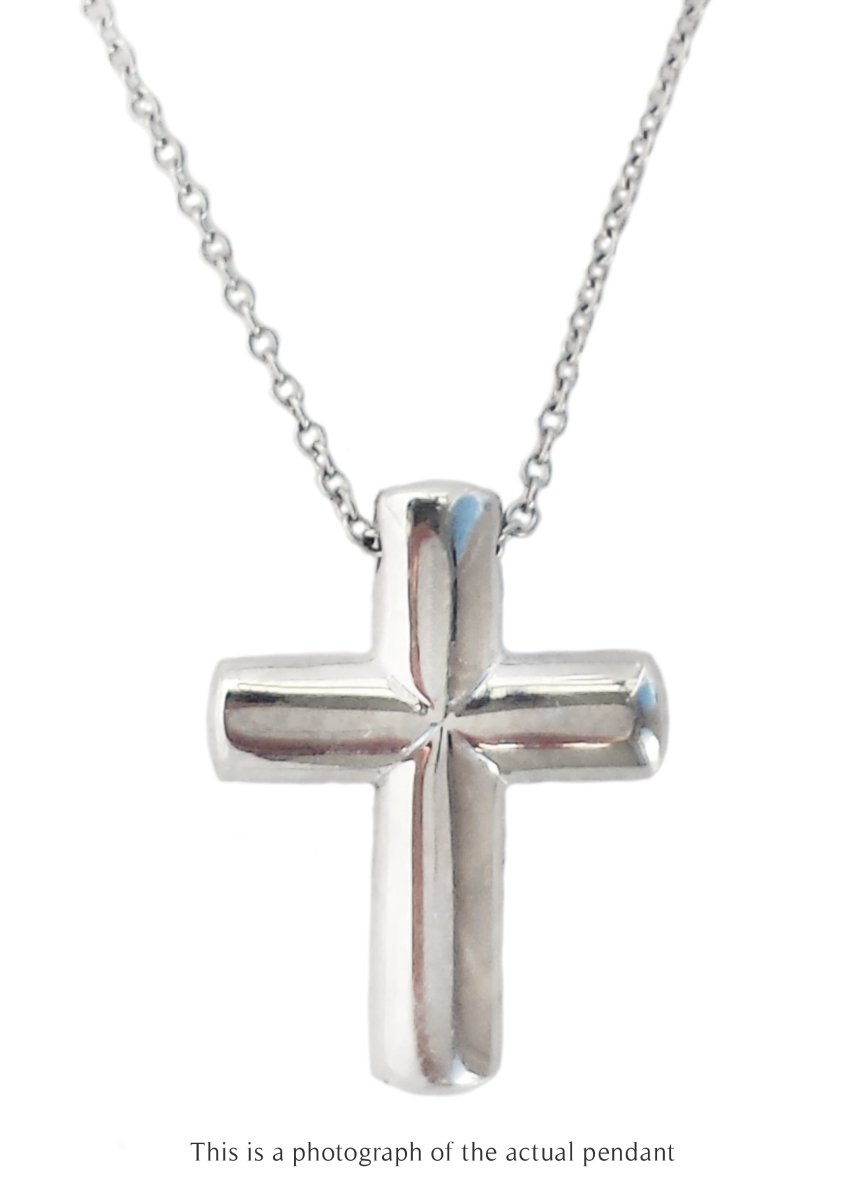 Tiffany & Co Dots 4 Diamond Platinum Cross Pendant - Bloomsbury Manor Ltd