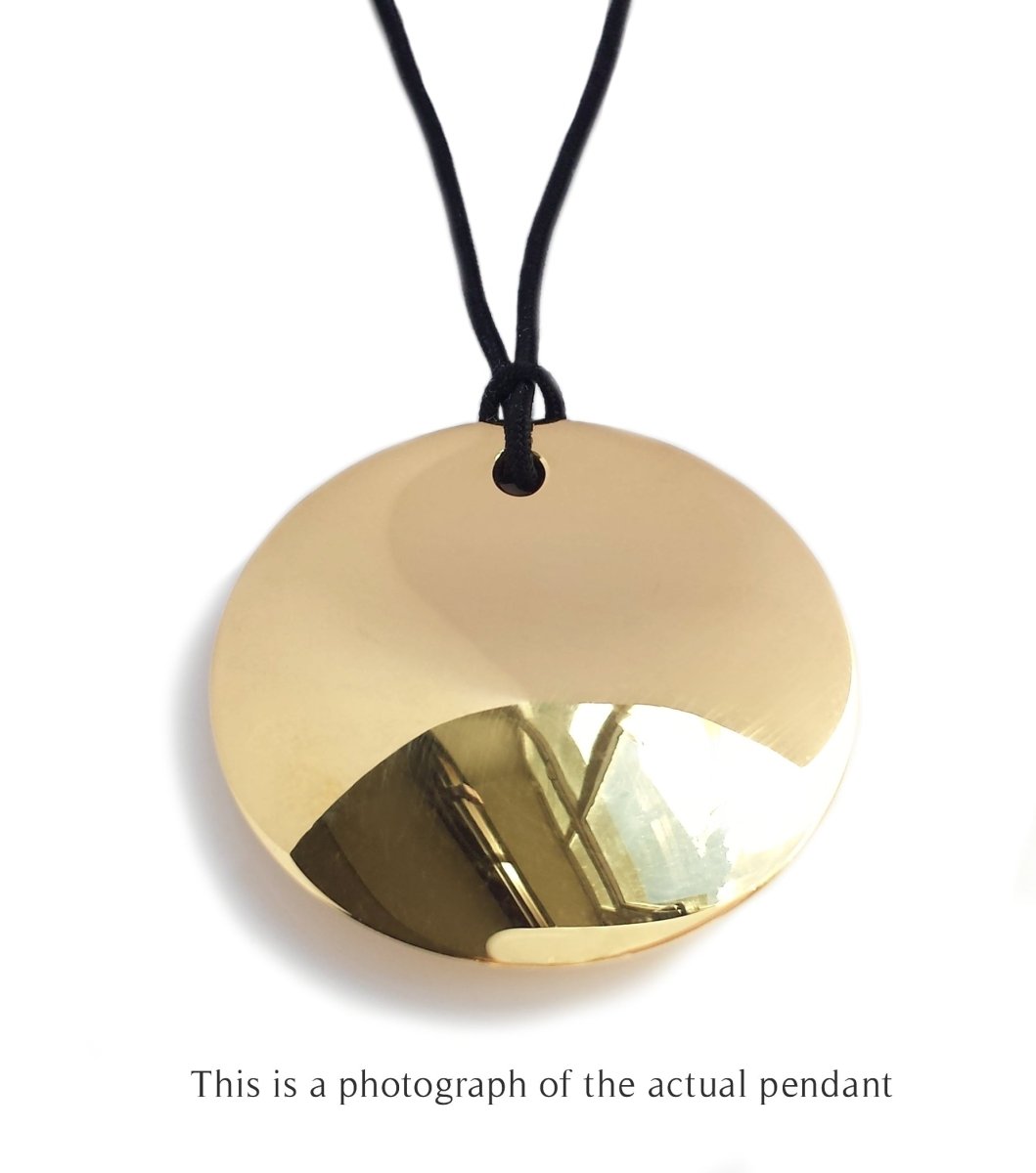 Tiffany & Co Elsa Peretti 18k Gold Medium Circle Disc Pendant - Bloomsbury Manor Ltd