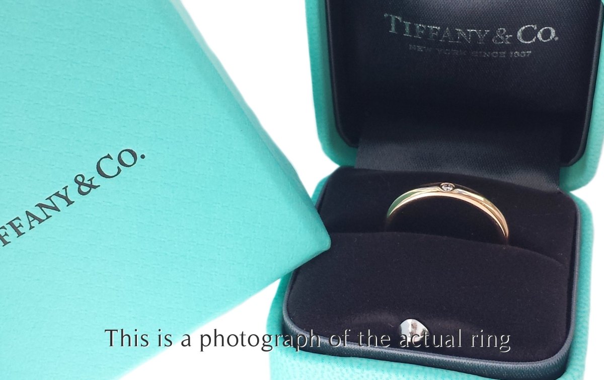 Tiffany & Co Elsa Peretti 18k Rose Gold Wedding Band Ring - Bloomsbury Manor Ltd