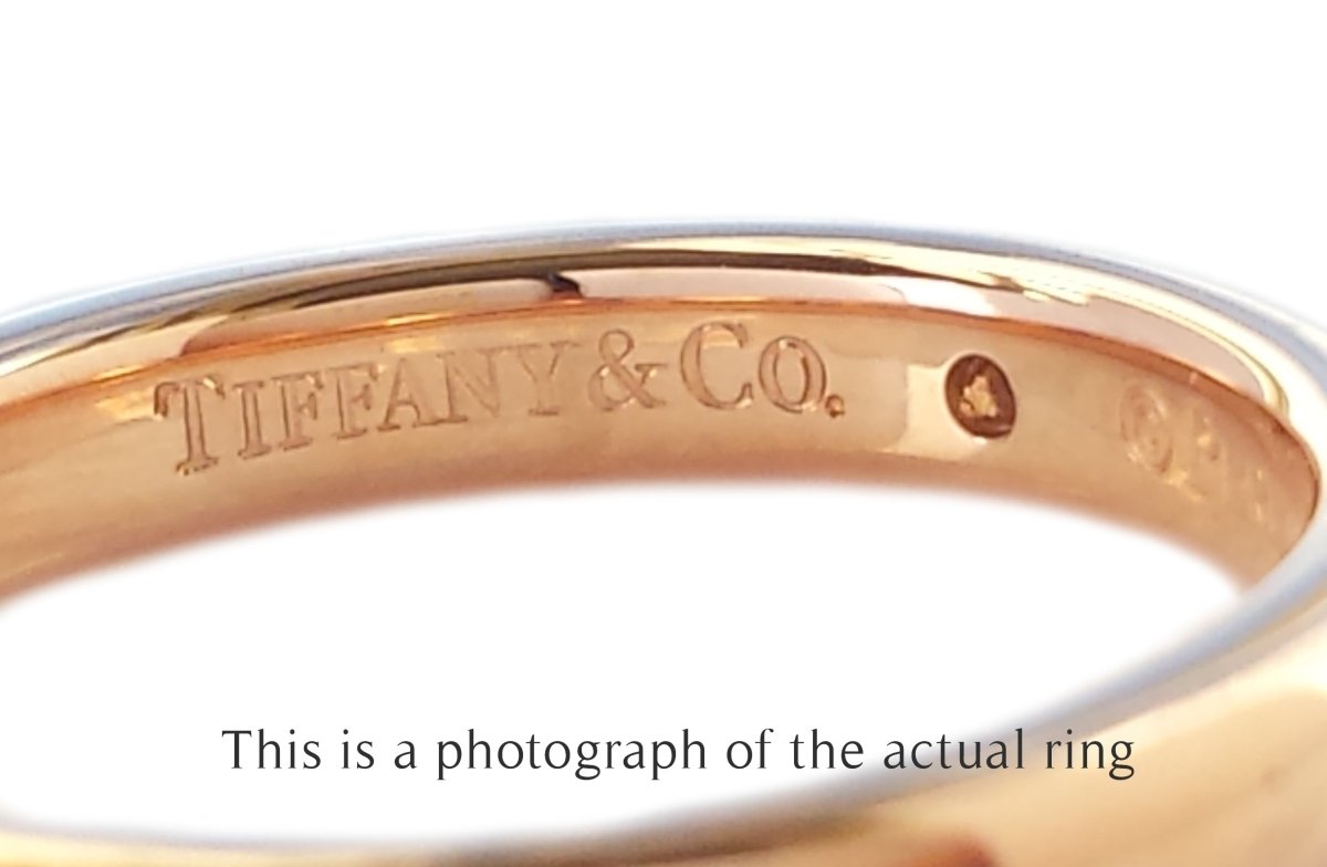 Tiffany & Co Elsa Peretti 18k Rose Gold Wedding Band Ring - Bloomsbury Manor Ltd