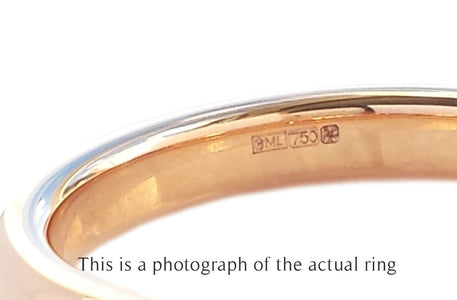 Tiffany & Co Elsa Peretti 18k Rose Gold Wedding Band Ring - Bloomsbury Manor Ltd