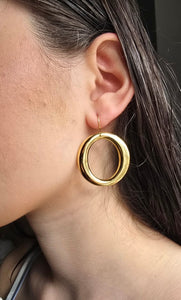 Tiffany & Co Elsa Peretti 18k Yellow Gold Sevillana Earrings Large - Bloomsbury Manor Ltd