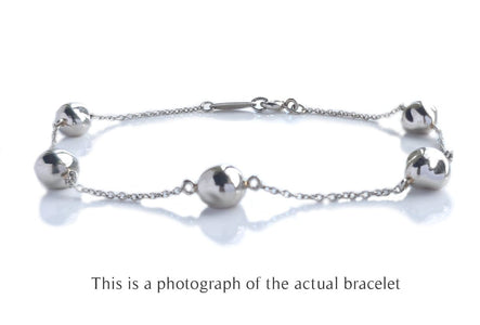 Tiffany & Co Elsa Peretti 5 Station Nugget Bracelet - Bloomsbury Manor Ltd