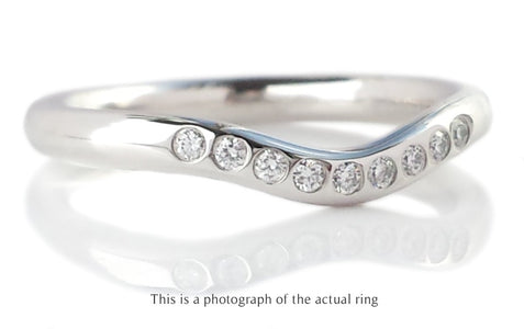 Tiffany & Co Elsa Peretti Diamond Wedding Band Ring - Bloomsbury Manor Ltd