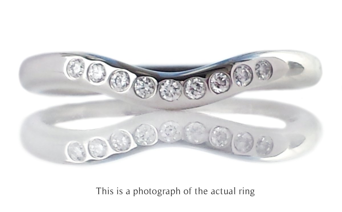 Tiffany & Co Elsa Peretti Diamond Wedding Band Ring - Bloomsbury Manor Ltd