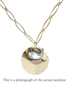 Tiffany & Co Elsa Peretti Disc Pedant Necklace 18k Yellow Gold - Bloomsbury Manor Ltd