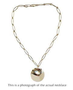 Tiffany & Co Elsa Peretti Disc Pedant Necklace 18k Yellow Gold - Bloomsbury Manor Ltd