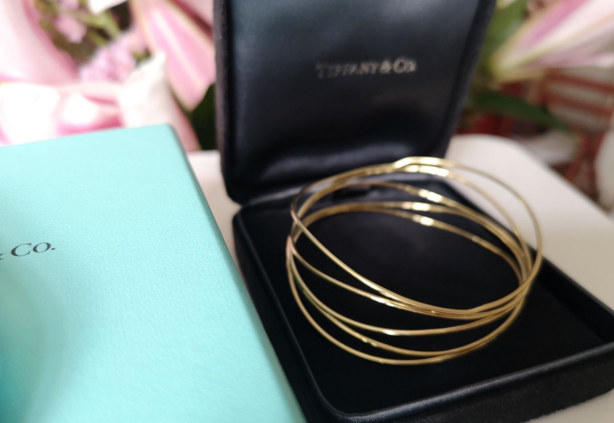 Tiffany & Co. Elsa Peretti Five - Row Wave Bangle - Bloomsbury Manor Ltd