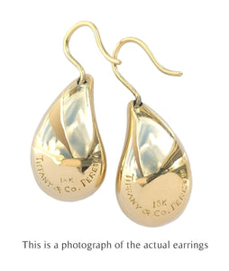 Tiffany & Co Elsa Peretti Large Teardrop Pendant Earrings - Bloomsbury Manor Ltd