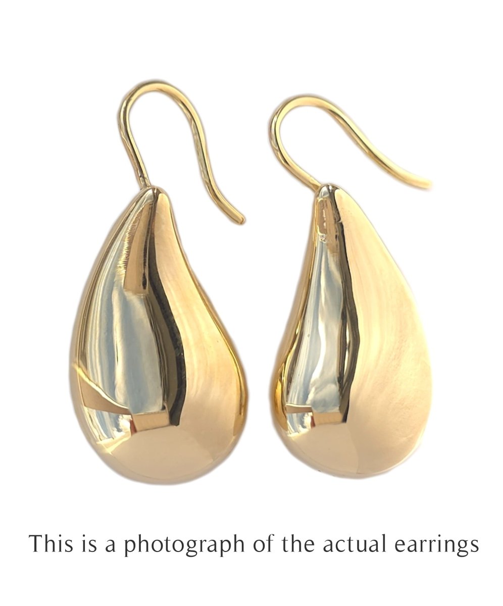Tiffany & Co Elsa Peretti Large Teardrop Pendant Earrings - Bloomsbury Manor Ltd