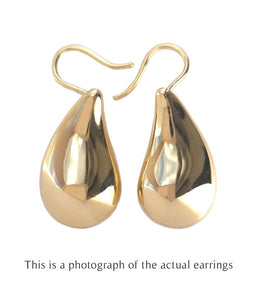 Tiffany & Co Elsa Peretti Large Teardrop Pendant Earrings - Bloomsbury Manor Ltd