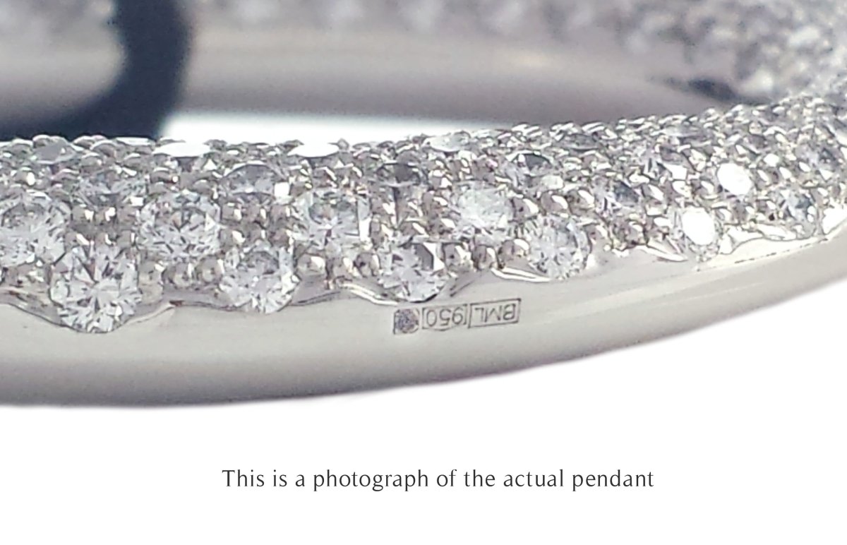 Tiffany & Co. Elsa Peretti Sevillana Pendant in Diamond Pavé – Medium - Bloomsbury Manor Ltd