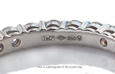 Tiffany & Co Forever Full Circle Diamond Wedding Band Ring - Bloomsbury Manor Ltd