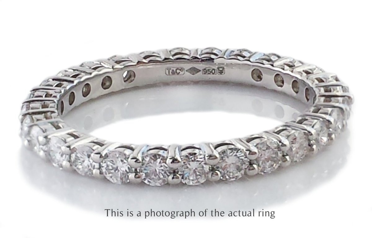 Tiffany & Co Forever Full Circle Diamond Wedding Band Ring - Bloomsbury Manor Ltd