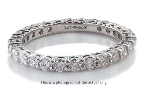 Tiffany & Co Forever Full Circle Diamond Wedding Band Ring - Bloomsbury Manor Ltd
