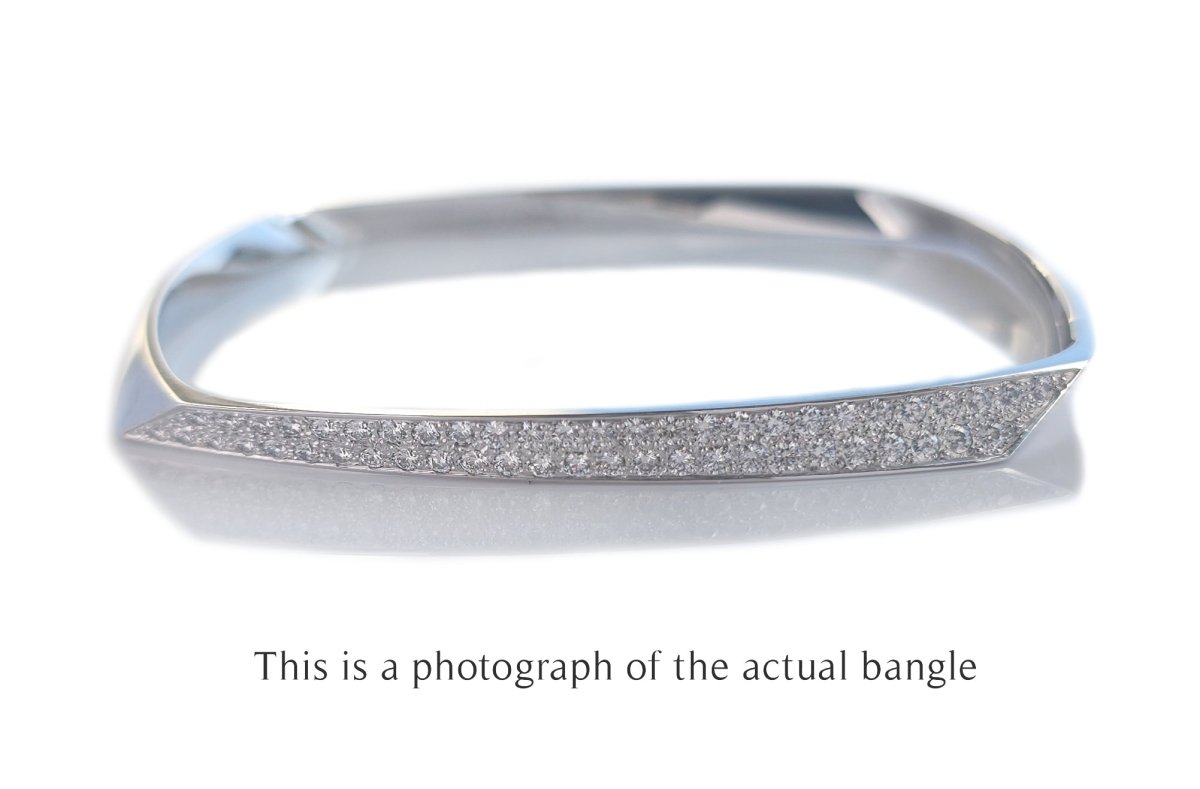 Tiffany & Co Frank Gehry Diamond Torque Bracelet - Bloomsbury Manor Ltd