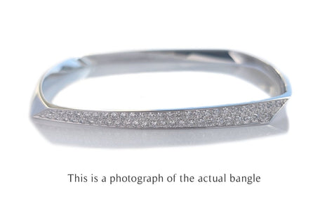Tiffany & Co Frank Gehry Diamond Torque Bracelet - Bloomsbury Manor Ltd