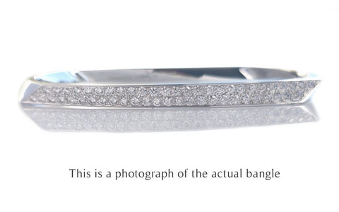 Tiffany & Co Frank Gehry Diamond Torque Bracelet - Bloomsbury Manor Ltd