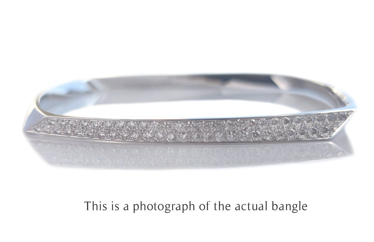 Tiffany & Co Frank Gehry Diamond Torque Bracelet - Bloomsbury Manor Ltd