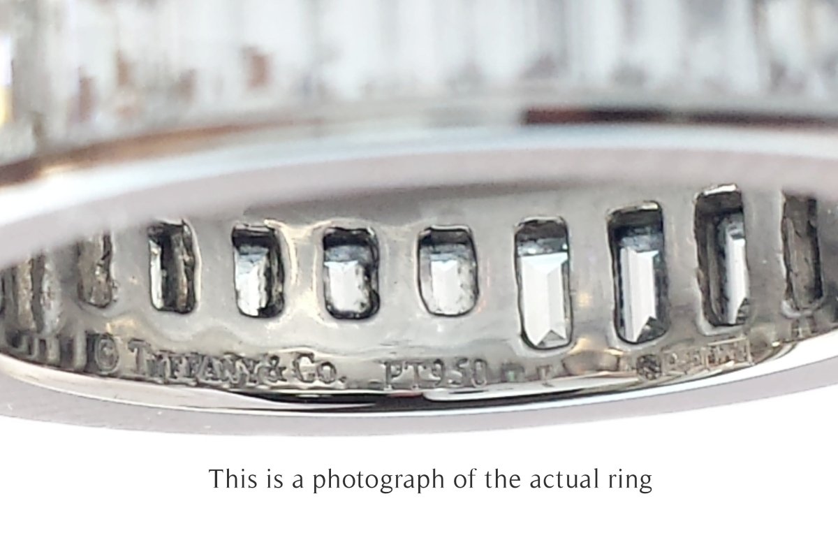 Tiffany & Co Full Circle Baguette Diamond Wedding Band Ring - Bloomsbury Manor Ltd