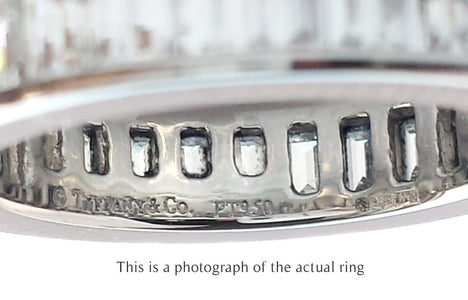 Tiffany & Co Full Circle Baguette Diamond Wedding Band Ring - Bloomsbury Manor Ltd