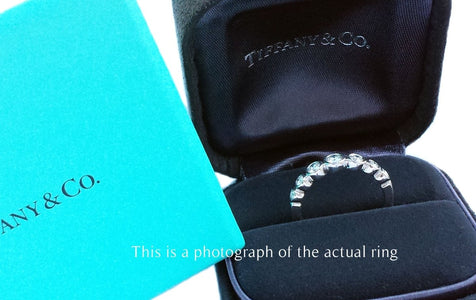 Tiffany & Co Graduated Jazz Diamond Wedding Band Ring - Bloomsbury Manor Ltd