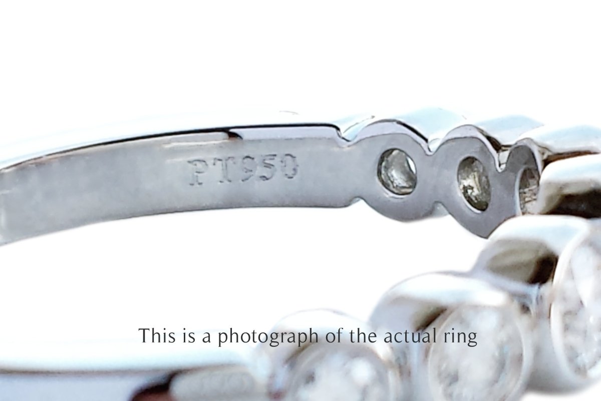 Tiffany & Co Graduated Jazz Diamond Wedding Band Ring - Bloomsbury Manor Ltd