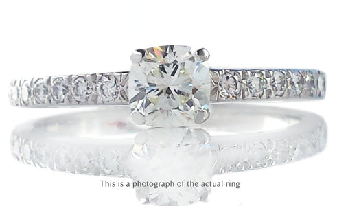 Tiffany & Co I/VVS1 0.49tcw Novo Engagement Ring - Bloomsbury Manor Ltd