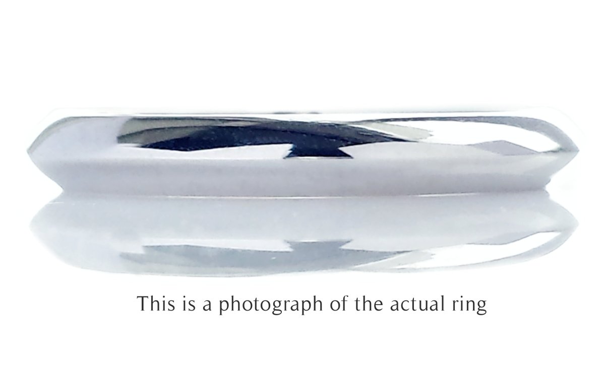 Tiffany & Co Knife Edge Wedding Band Ring - Bloomsbury Manor Ltd