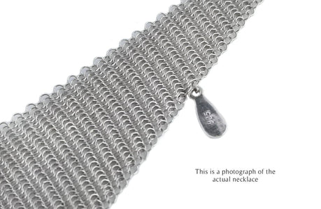 Tiffany & Co Large Elsa Peretti Mesh Scarf Necklace - Bloomsbury Manor Ltd