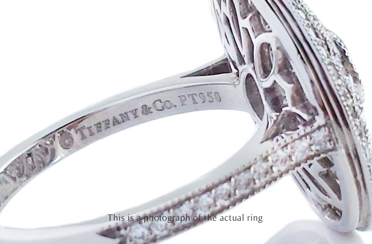 Tiffany & Co Large Flower Daisy 0.80ct Diamond Flower Ring - Bloomsbury Manor Ltd