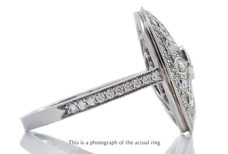 Tiffany & Co Large Flower Daisy 0.80ct Diamond Flower Ring - Bloomsbury Manor Ltd