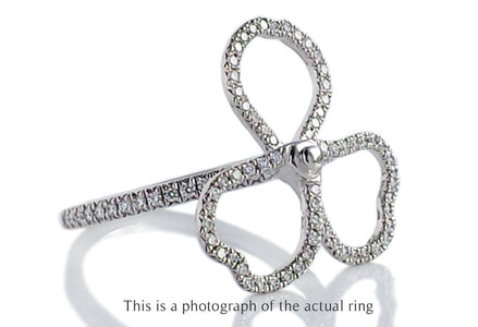 Tiffany & Co Large Paper Flowers Diamond Ring - Bloomsbury Manor Ltd