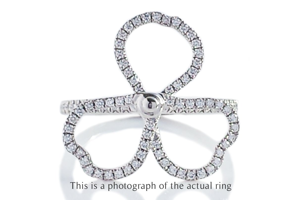 Tiffany & Co Large Paper Flowers Diamond Ring - Bloomsbury Manor Ltd