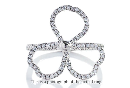 Tiffany & Co Large Paper Flowers Diamond Ring - Bloomsbury Manor Ltd