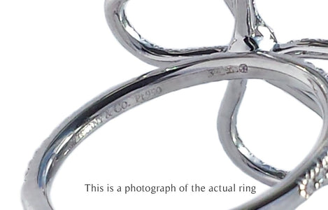 Tiffany & Co Large Paper Flowers Diamond Ring - Bloomsbury Manor Ltd