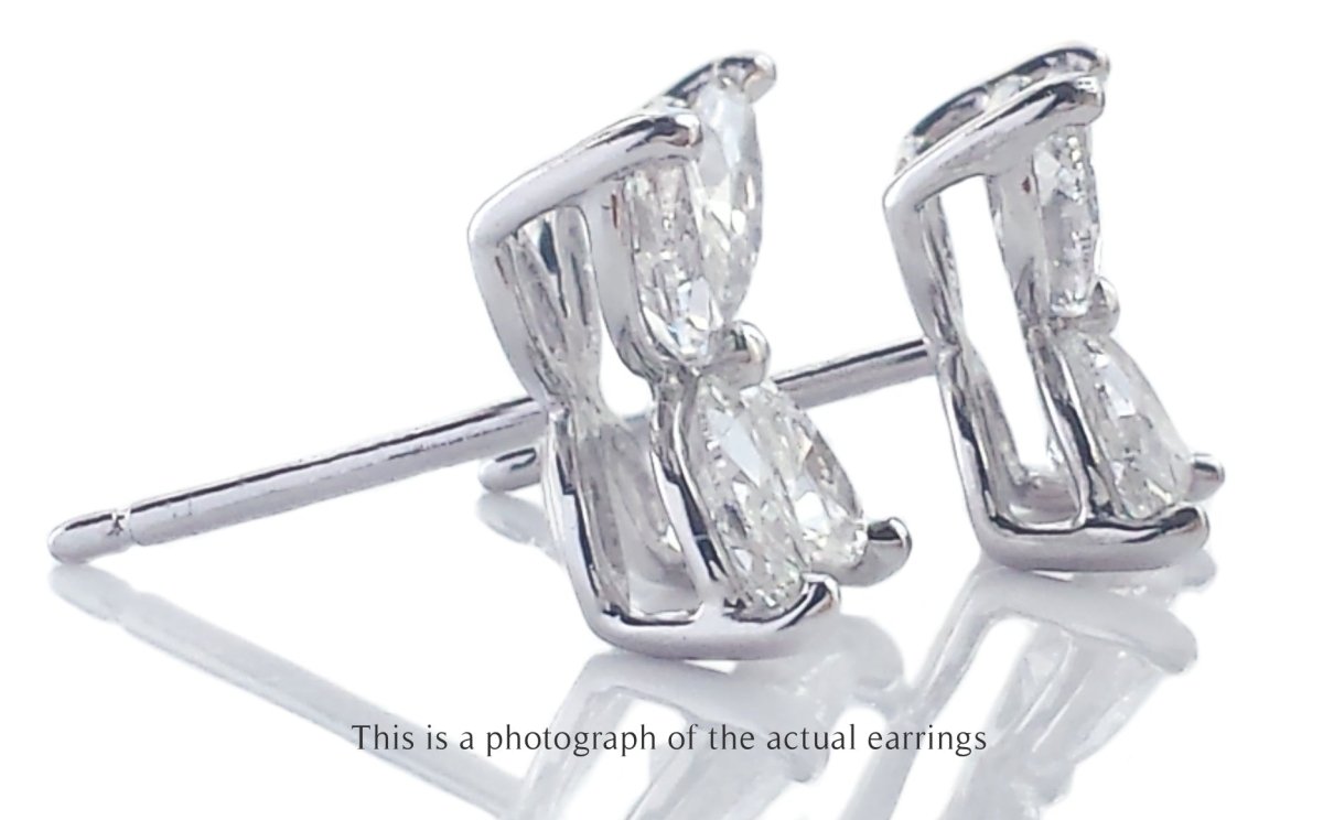 Tiffany & Co Large Victoria Marquise Diamond Earrings - Bloomsbury Manor Ltd
