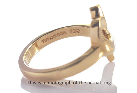 Tiffany & Co Paloma Picasso Loving Heart 18k Yellow Gold Ring - Bloomsbury Manor Ltd