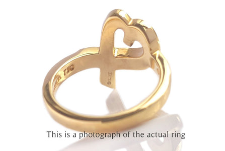 Tiffany & Co Paloma Picasso Loving Heart 18k Yellow Gold Ring - Bloomsbury Manor Ltd
