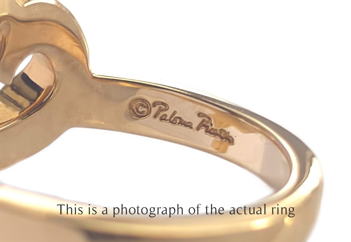Tiffany & Co Paloma Picasso Loving Heart 18k Yellow Gold Ring - Bloomsbury Manor Ltd