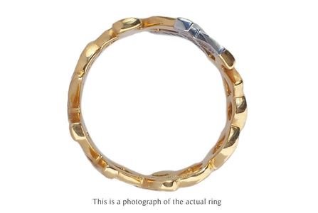 Tiffany & Co. Paloma Picasso XO Hugs & Kisses Diamond Ring in 18k Gold - Bloomsbury Manor Ltd