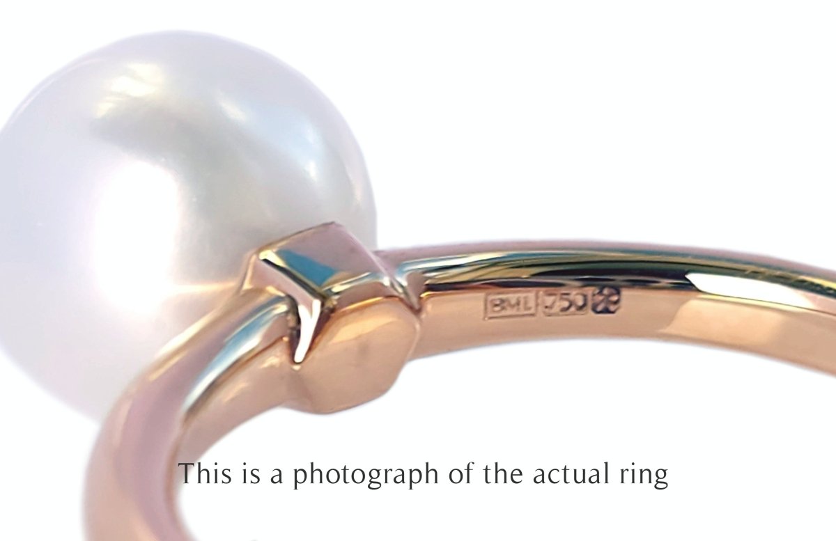 Tiffany & Co Pearl 18k Rose Gold Ring - Bloomsbury Manor Ltd