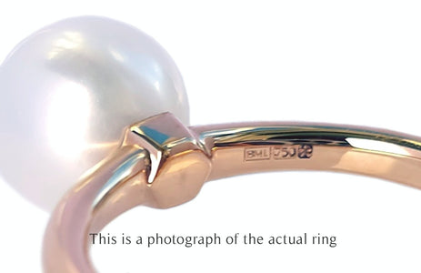 Tiffany & Co Pearl 18k Rose Gold Ring - Bloomsbury Manor Ltd