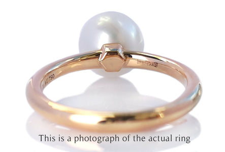 Tiffany & Co Pearl 18k Rose Gold Ring - Bloomsbury Manor Ltd