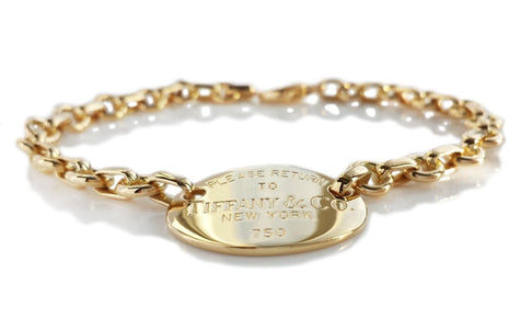 Tiffany & Co. Return to Tiffany™ Oval Tag Bracelet - Bloomsbury Manor Ltd