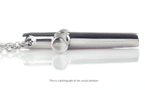 Tiffany & Co Single Diamond Cross Pendant 18k White Gold - Bloomsbury Manor Ltd