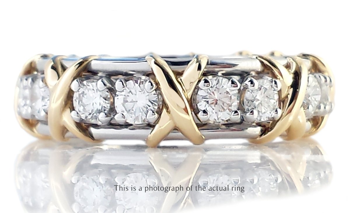 Tiffany & Co. Sixteen Stone Schlumberger Diamond Ring