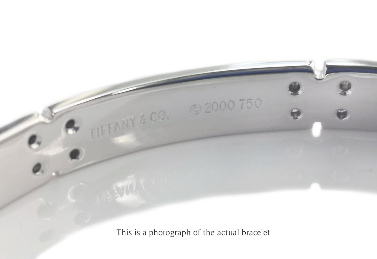 Tiffany & Co Streamerica 18k White Gold Bracelet - Bloomsbury Manor Ltd