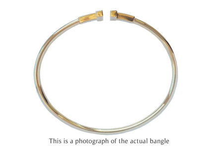 Tiffany & Co T Turquoise Wire Bracelet 18k Gold - Bloomsbury Manor Ltd