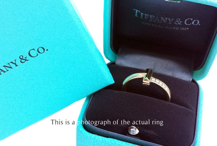 Tiffany & Co T1 18k Yellow Gold Diamond Ring - Bloomsbury Manor Ltd